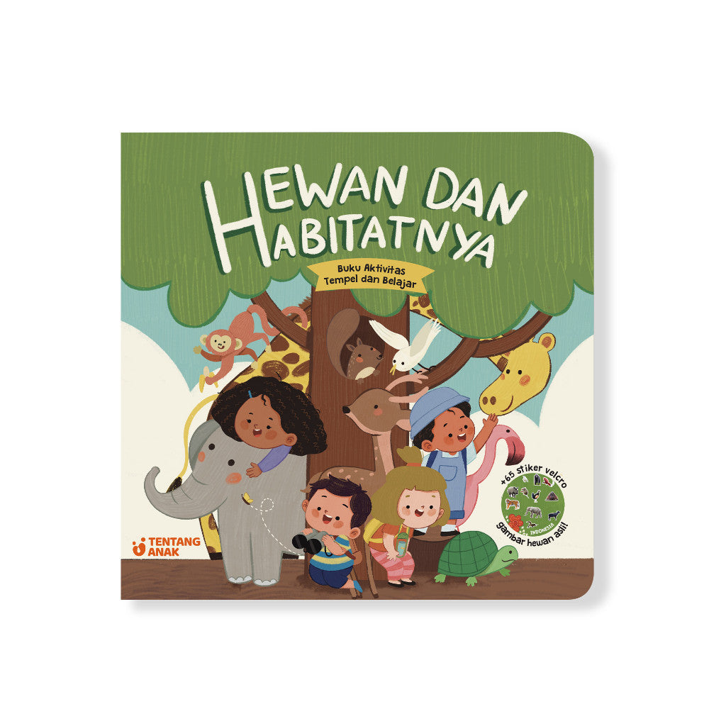 Tentang Anak - Velcro Activity Book: Hewan dan Habitatnya | Busy Book | Buku Anak