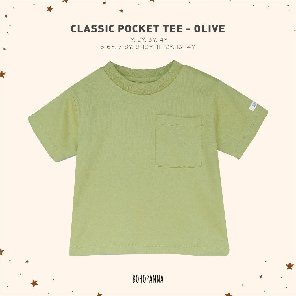 BOHOPANNA - CLASSIC POCKET TEE - Atasan Anak