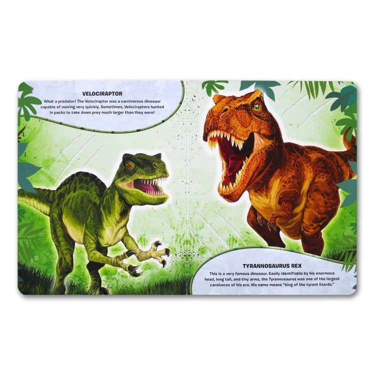 [Phidal] My Busy Book Dinosaurs includes a Storybook, 10 Toy Figurines and a Giant Playmat