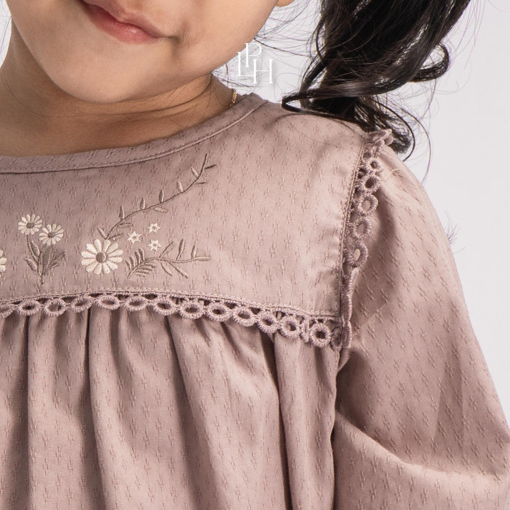 Little Palmerhaus - Baju Lebaran 2025 - Yarra Girl Attire Set (Setelan Tunik Anak Perempuan Usia 1-6 Tahun)