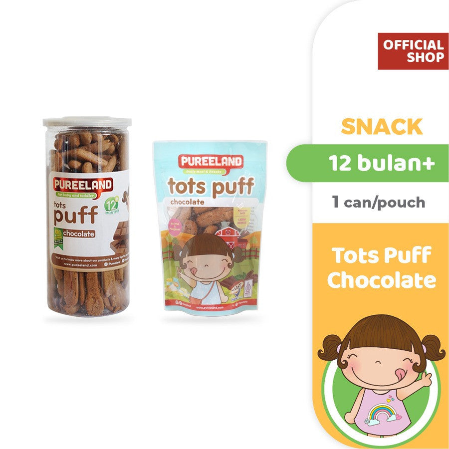 Pureeland Soes Mini MPASI / Baby Puff / MPASI Bayi Organik / Makanan Bayi / Snack Bayi
