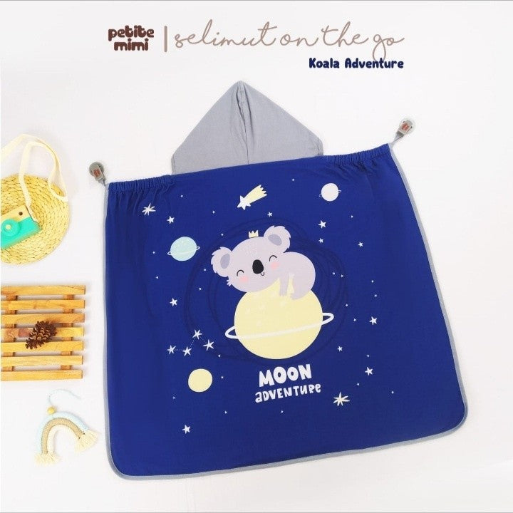Petite Mimi PREMIUM On The Go Blanket - Selimut Topi Multifungsi untuk Apron Menyusui - SNI -Multiuse