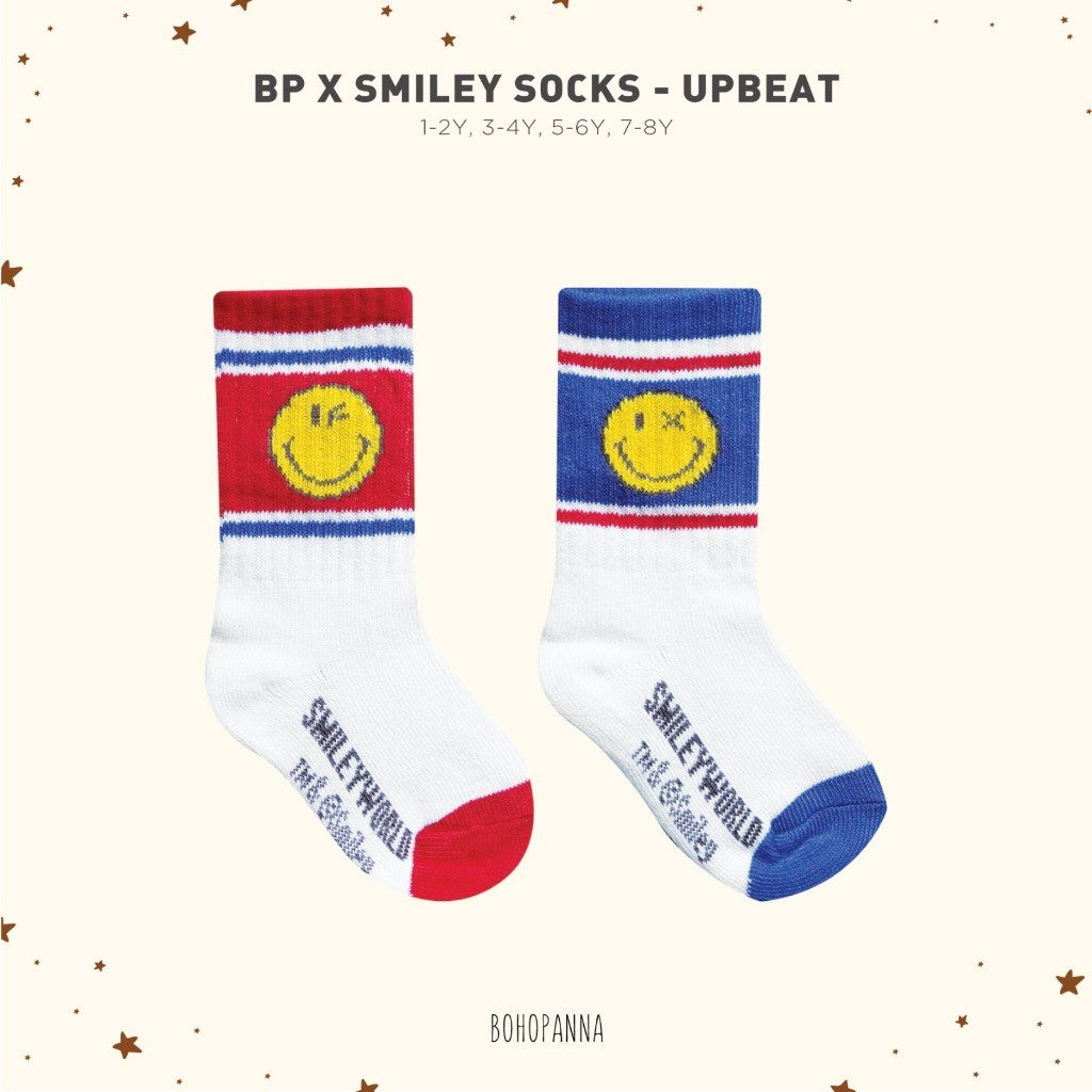 BOHOPANNA - BOHOPANNA X SMILEY - SOCK - Kaos Kaki