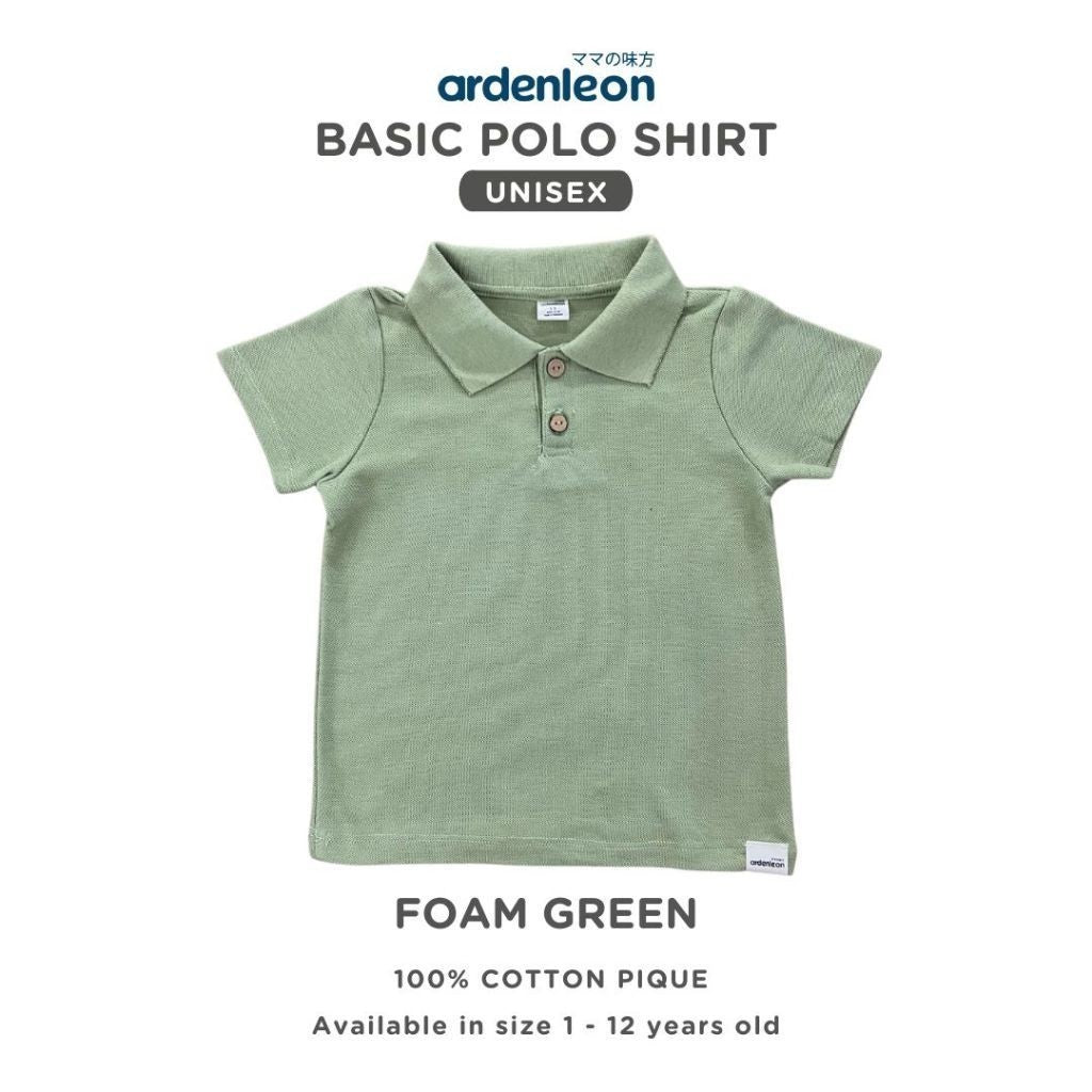 ARDENLEON Kaos Kemeja Polo Anak Basic Polo Shirt 1 - 5 Tahun