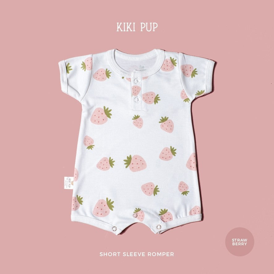 KIKI PUP - Short Sleeve Romper (Tropical Fruits) - Jumper/Onesies/Baju terusan bayi polos