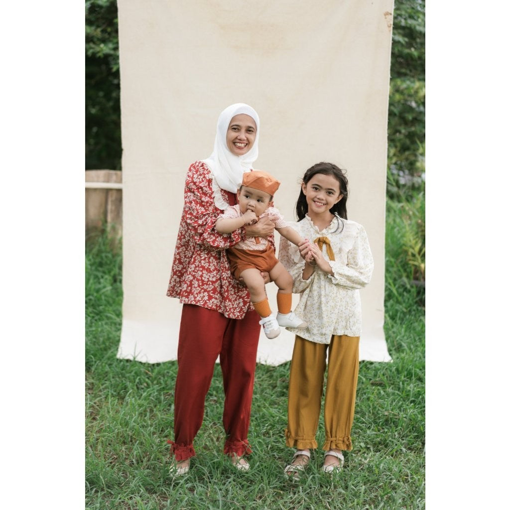 BOHOPANNA - RAYA COLLECTION - RAMA BABY SET - Baju Muslim Anak - Baju Muslim Anak Laki-Laki - Setelan Bayi
