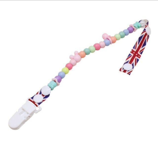 Pacifier&Teether Clipper/Pacifier Holder Chain/Tali Gantungan Empeng POLOS /Rantai Gigitan Bayi