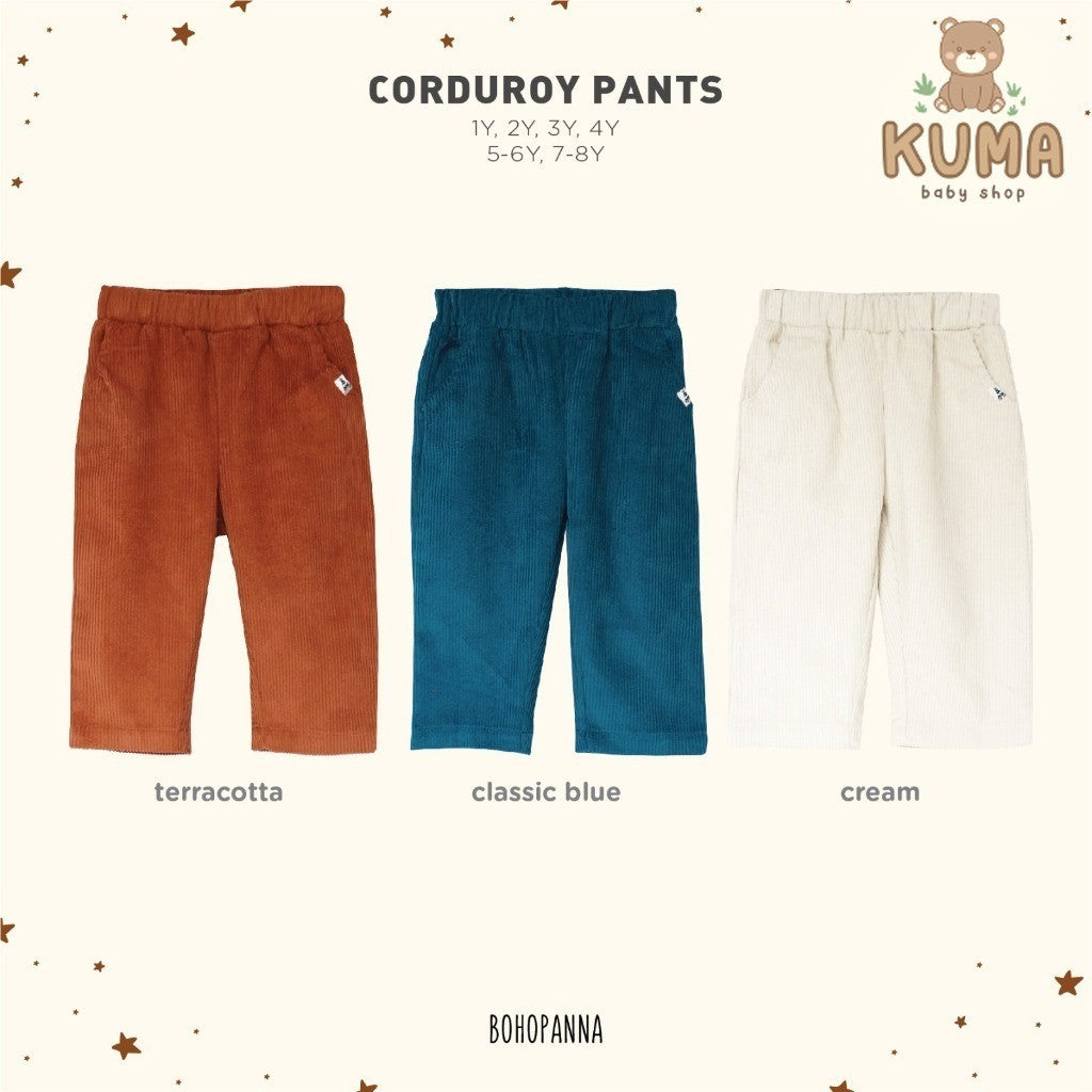 BOHOPANNA - CORDUROY PANTS - Celana Anak Laki-Laki