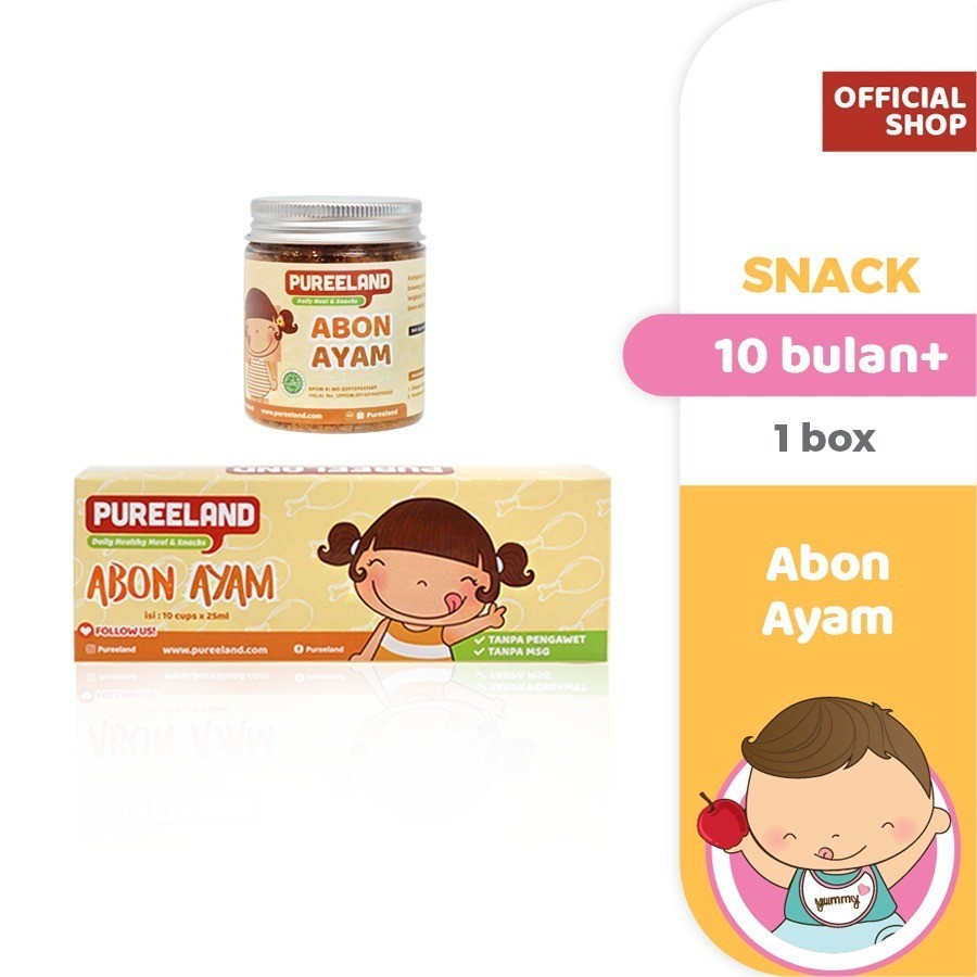 Pureeland Baby Floss / MPASI Bayi Organik / Makanan Bayi / Snack Bayi