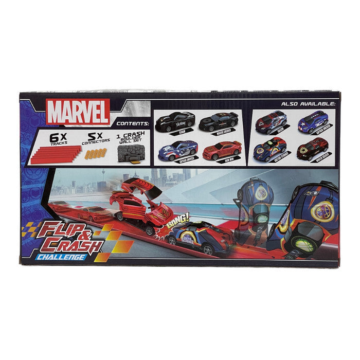 Mainan Mobil-mobilan Emco Marvel Flip & Crash Challenge