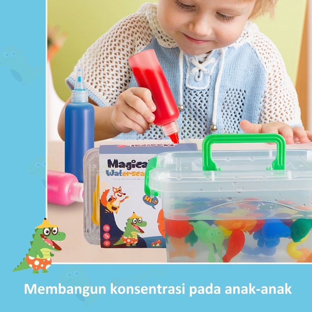 Kyopta Magical waterscape water jelly kreatifitas anak edukasi magical waterscape refill