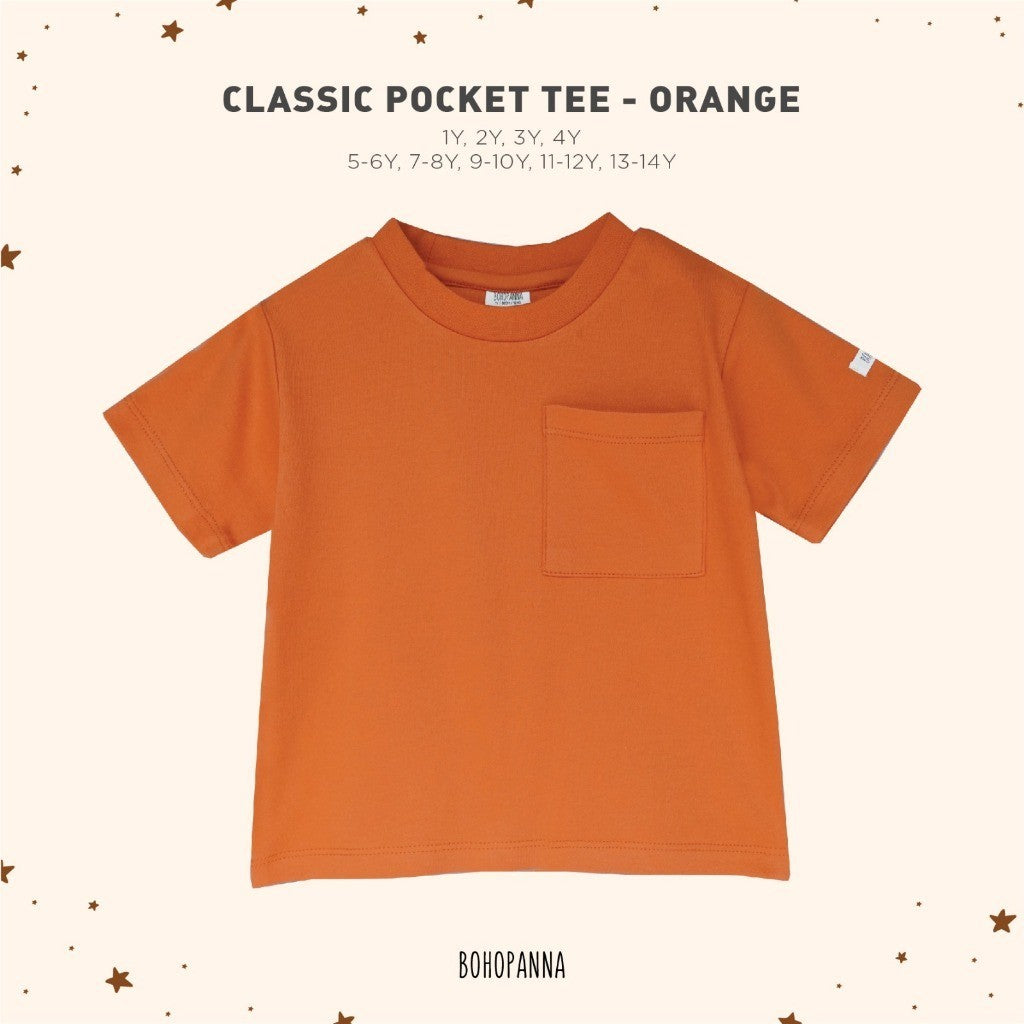 BOHOPANNA - CLASSIC POCKET TEE - Atasan Anak