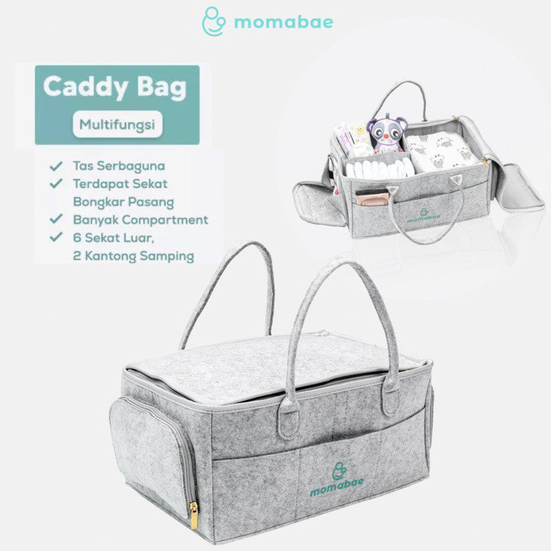MOMABAE – Multipurpose Caddy Bag / Tas Bayi Multifungsi / Tas Perlengkapan Bayi