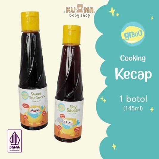 Grouu - Cooking Sauces - Soy Sauce, Kecap MPASI Organik, Bumbu MPASI - NO MSG