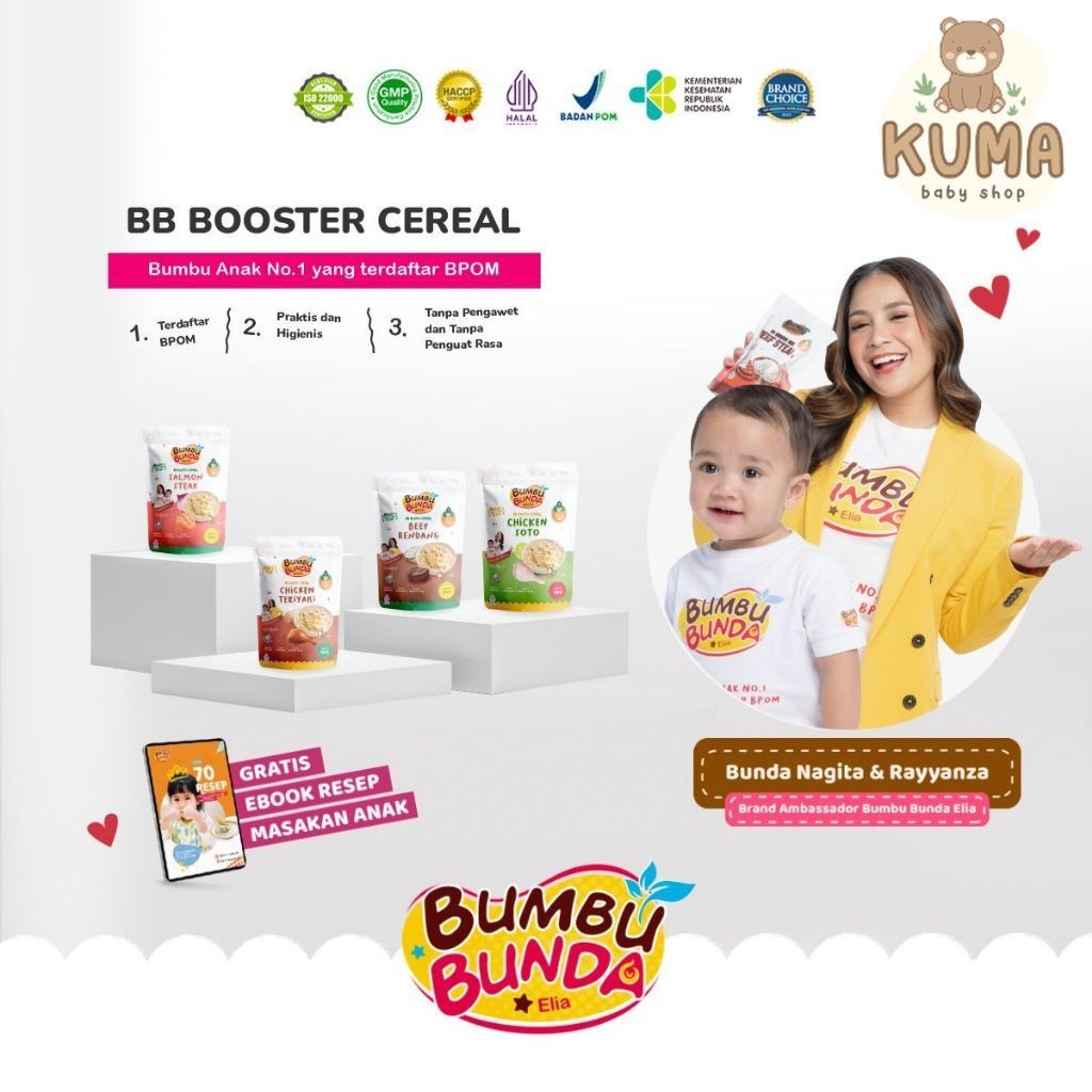 Bumbu Bunda Elia BB Booster Cereal BB Booster MPASI Cereal Mpasi BB Booster