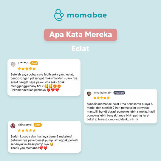 MOMABAE - ECLAT N+ Double Breast Pump / Pompa ASI Elektrik / Breast Pump Electric / Pumping ASI Elektrik Portable