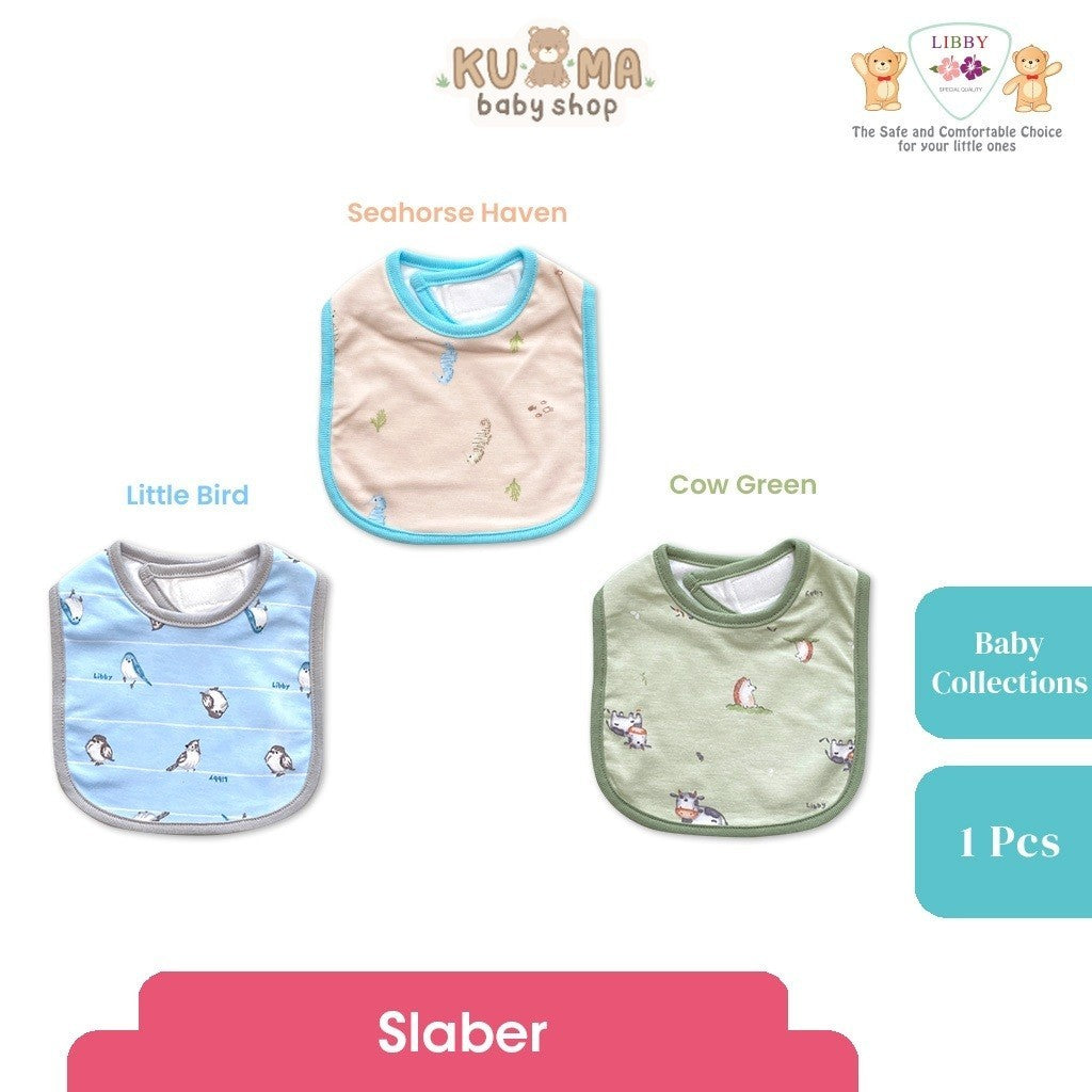 LIBBY Slaber/Bib/Celemek/Tatakan Iler Motif Baby Collection (1pcs)