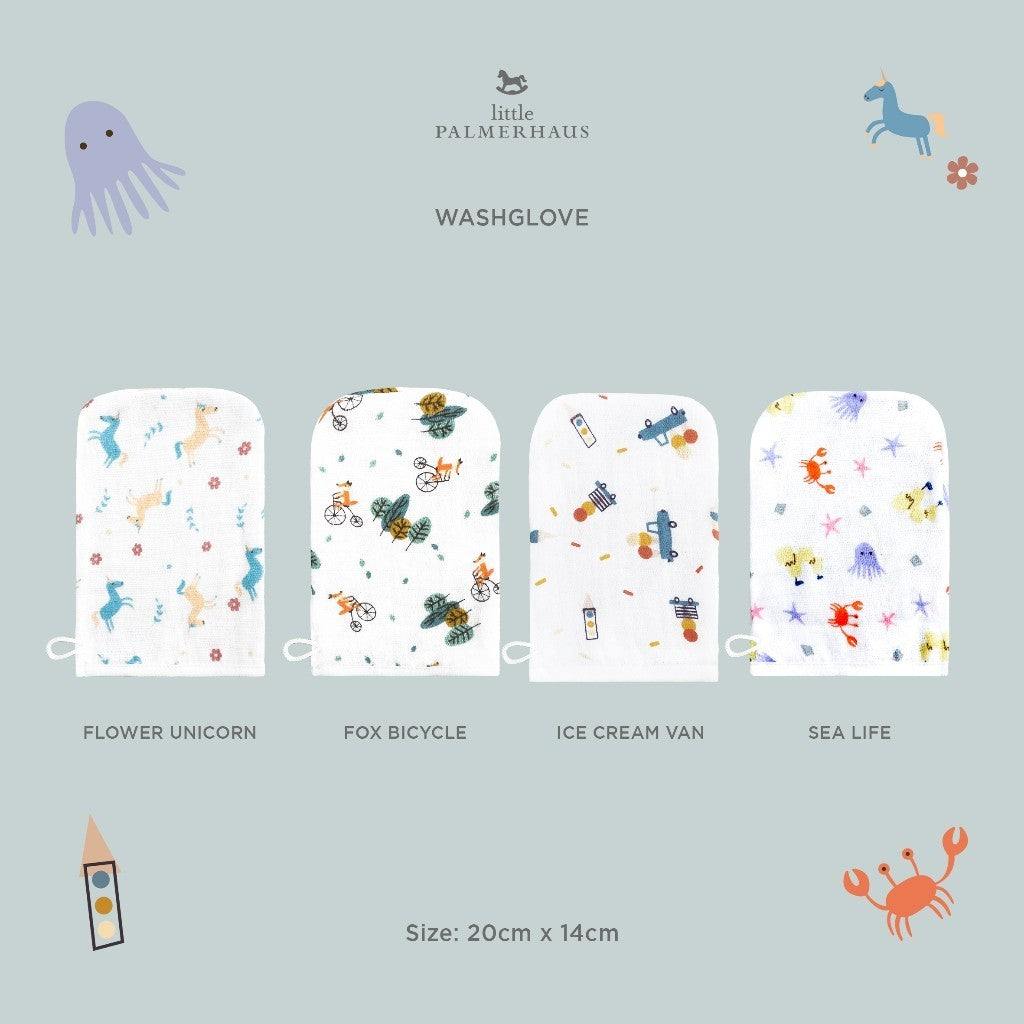 Little Palmerhaus - Wash glove 3.0 Set of 2 (Waslap Bayi)