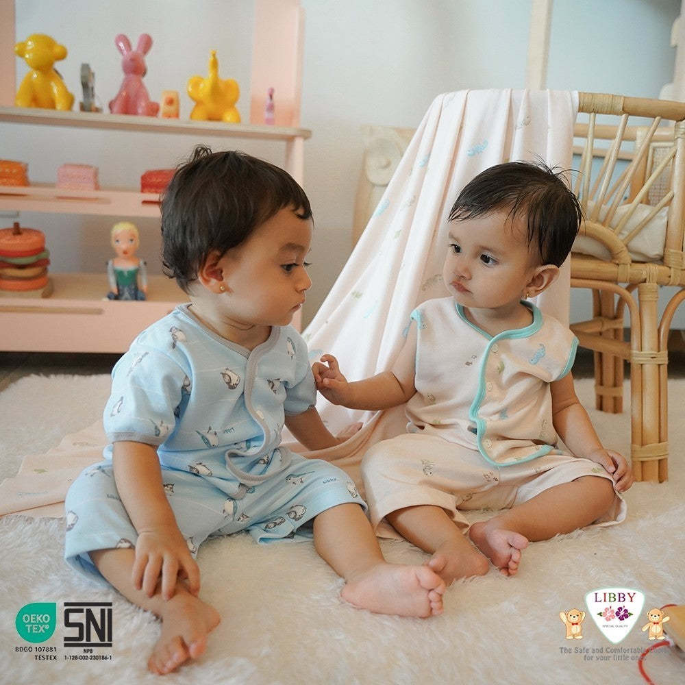 LIBBY 1 pcs Bedong Motif Baby Collection ( 1 pcs )