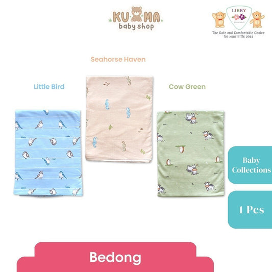 LIBBY 1 pcs Bedong Motif Baby Collection ( 1 pcs )