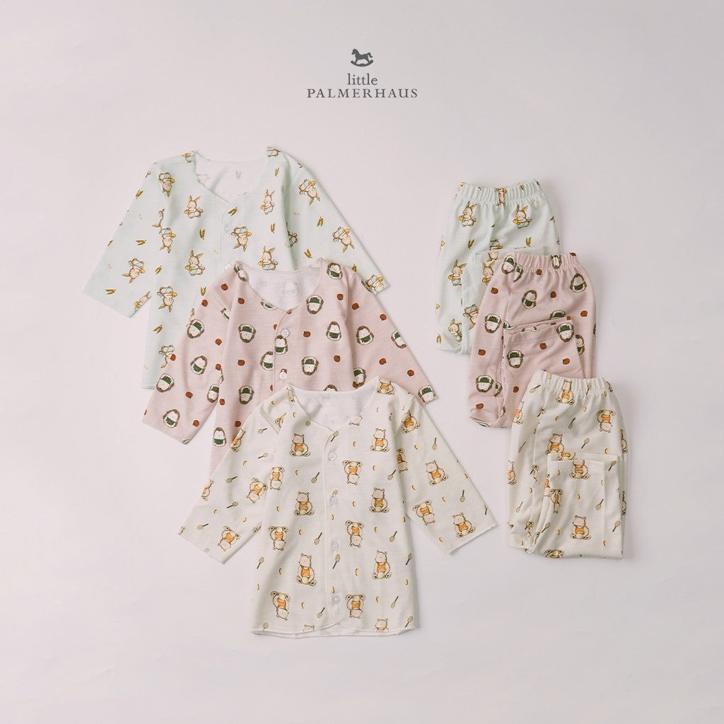 Little Wear Long Set 23.0 by Little Palmerhaus (Setelan Baju Bayi Lengan Panjang)