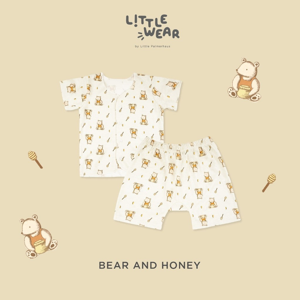 Little Wear Short Set 23.0 by Little Palmerhaus (Setelan Baju Bayi Lengan Pendek)