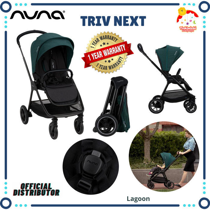 Nuna Triv Next Stroller Kereta Dorong Bayi Nuna 2 Way Free Cup Holder