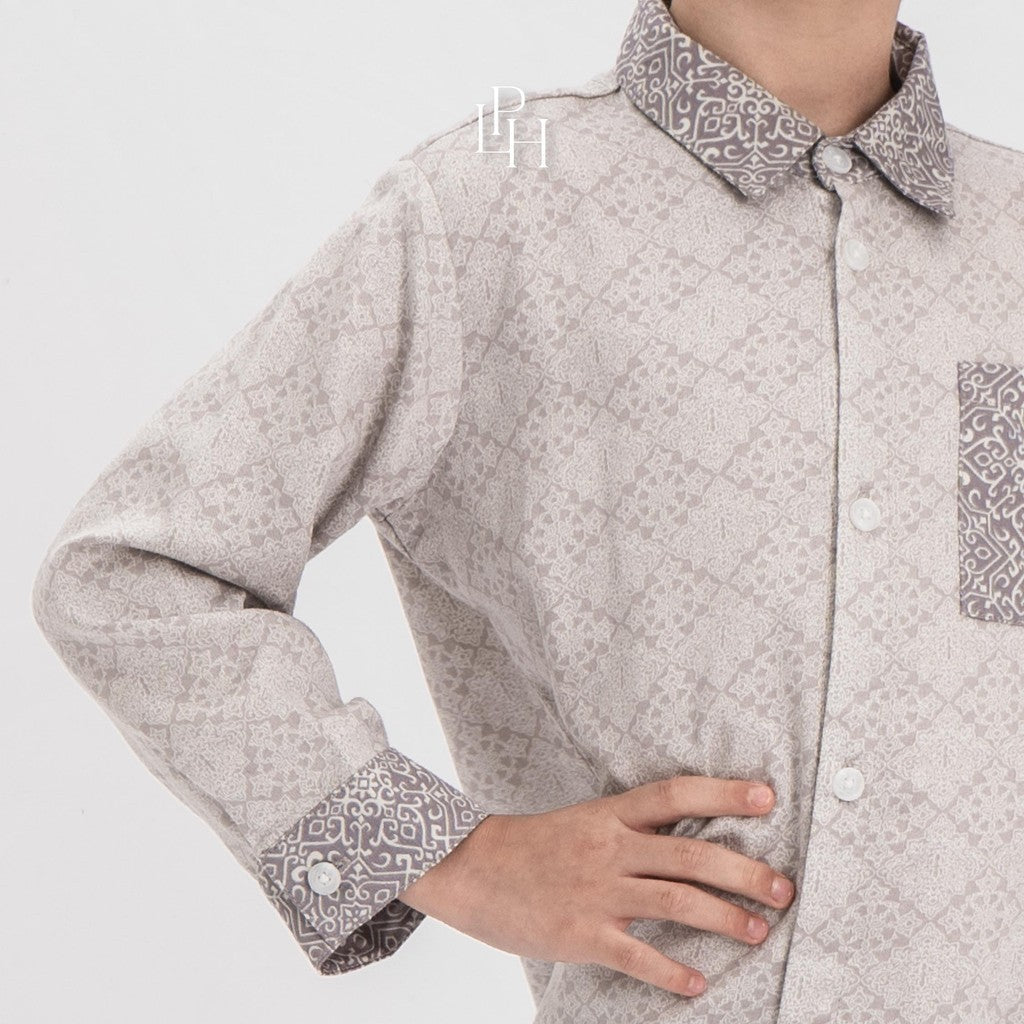 Little Palmerhaus - Baju Lebaran 2025 - Arya Boy Attire Set (Setelan Koko Anak Laki-Laki Usia 1-6 Tahun)