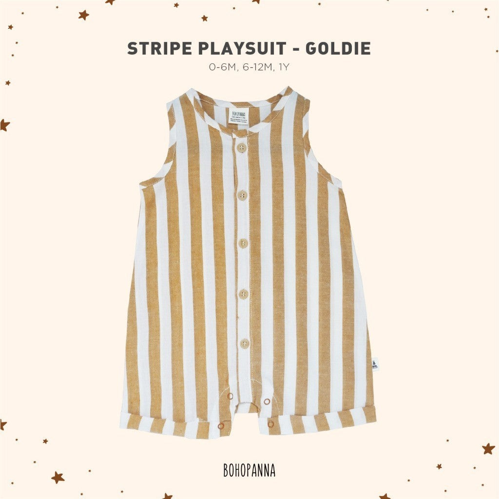 BOHOPANNA - STRIPE PLAYSUIT - Jumper Bayi