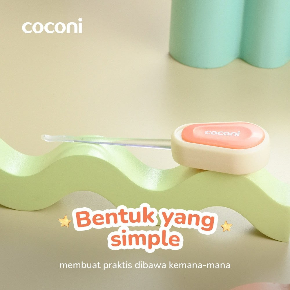 COCONI Premium LED Baby Ear Cleaner | Pembersih Korek Kuping Telinga Bayi Anak dengan Lampu