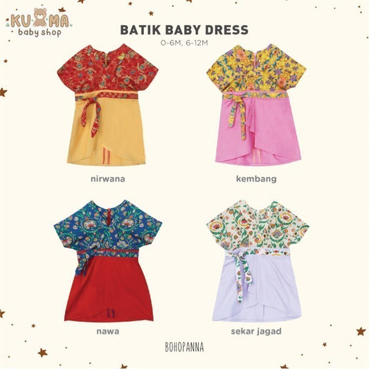 BOHOPANNA - BATIK BABY DRESS - DRESS ANAK PEREMPUAN