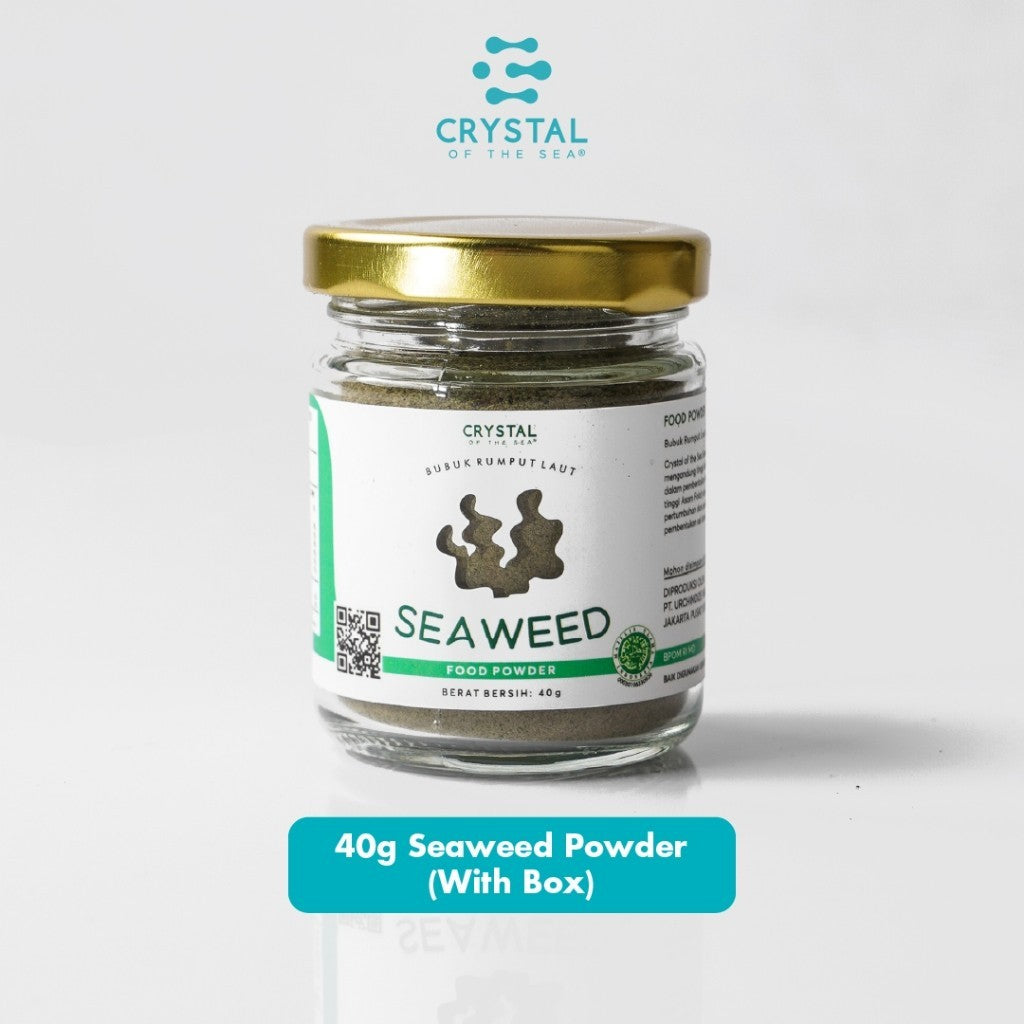 Crystal of the Sea | Seaweed Powder (10GR) / Bubuk Rumput Laut / Bubuk Nori - Taburan Sup MPASI NON MSG