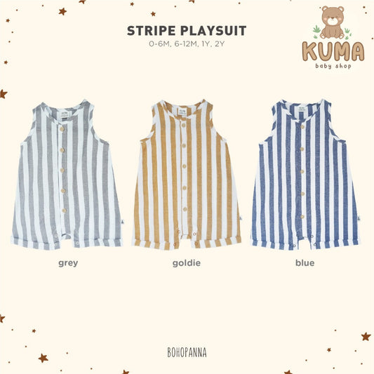 BOHOPANNA - STRIPE PLAYSUIT - Jumper Bayi