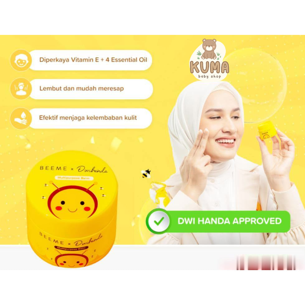 Beeme Multipurpose Balm x Dwihanda Balm Kulit Sensitif Hidrasi Lembab Bayi Anak