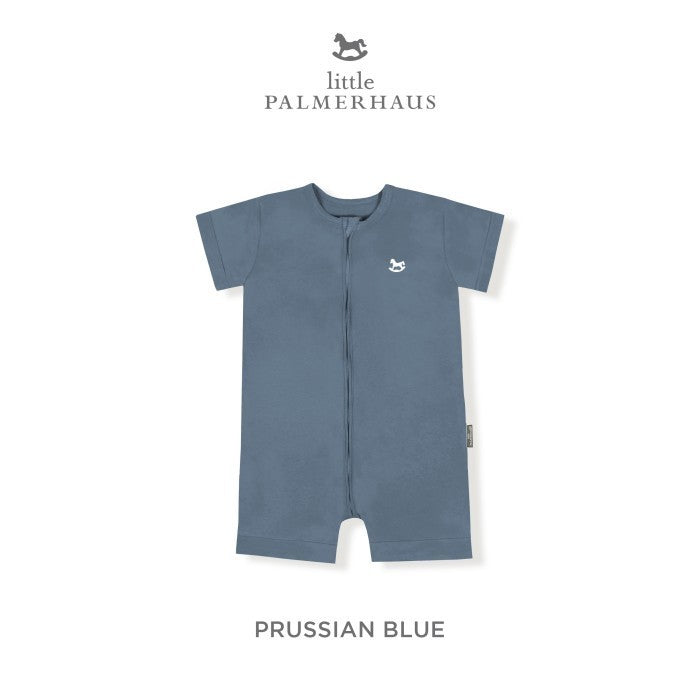 Jumper Bayi Lengan Pendek - Little Palmerhaus Baby Zippy Playsuit 10.0