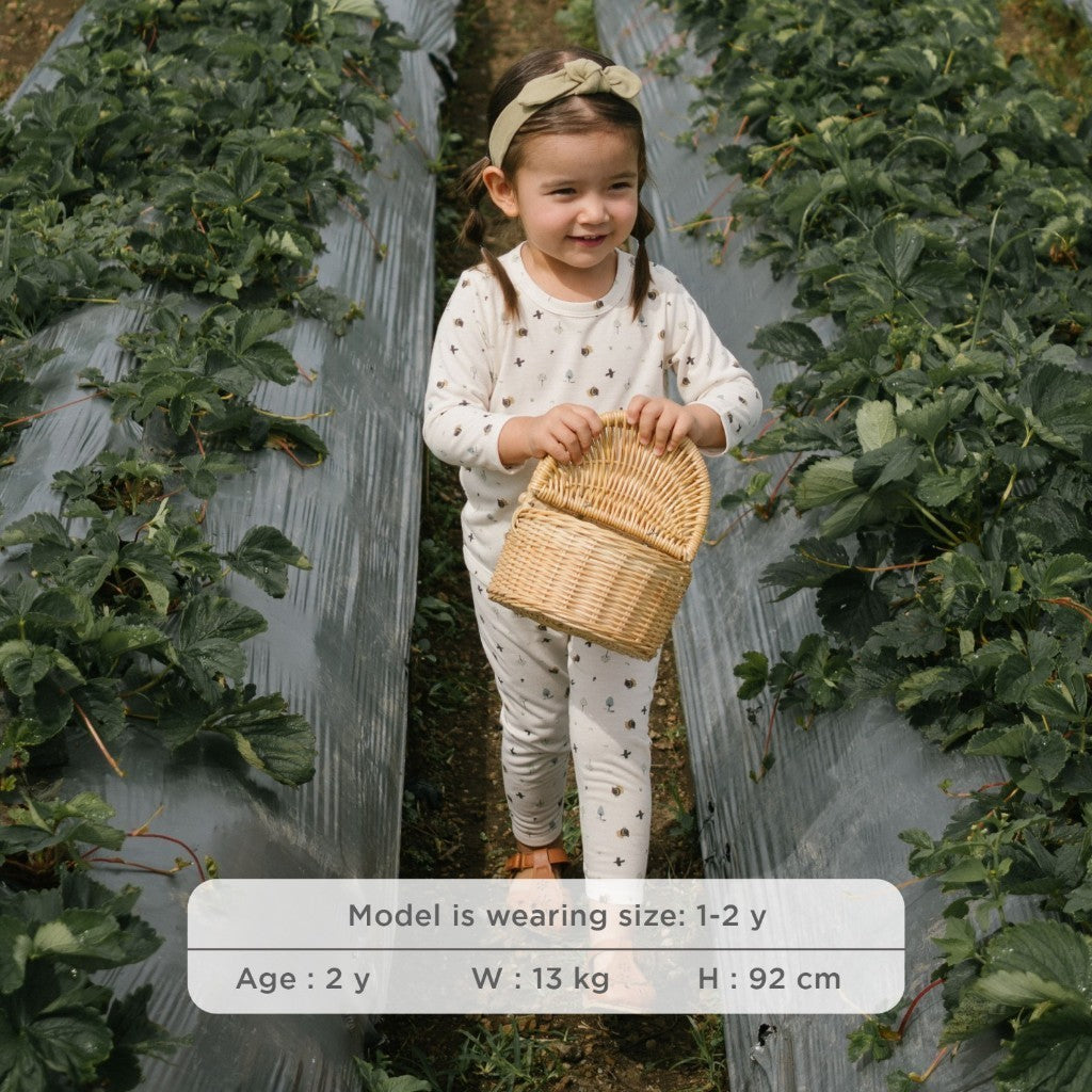 Little Palmerhaus - Little Wear Shoulder Button Long Set 22.0 (Setelan Anak Lengan Panjang)