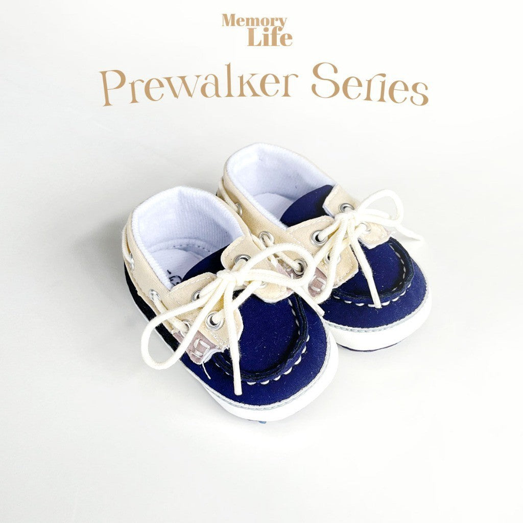 MemoryLife - Prewalker Two Lines | Sepatu Prewalker Bayi Unisex Umur 0 Bulan - 18 Bulan