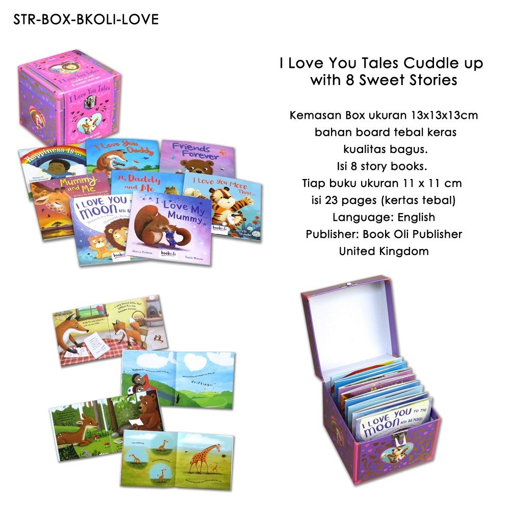 Box Book I Love You Tales Cuddle/Bedtime Tales Snuggle  up with 8 Sweet Stories [Book Oli]