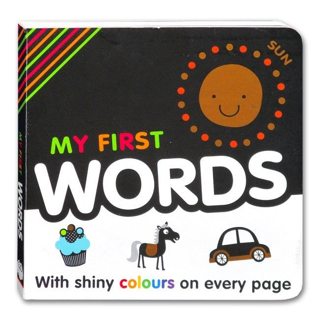 [Autumn] My First High Contrast Board Books (123 / Colours / Shapes / Words) with shiny colours on every page