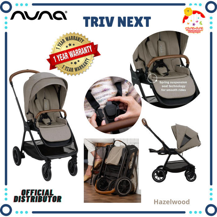 Nuna Triv Next Stroller Kereta Dorong Bayi Nuna 2 Way Free Cup Holder