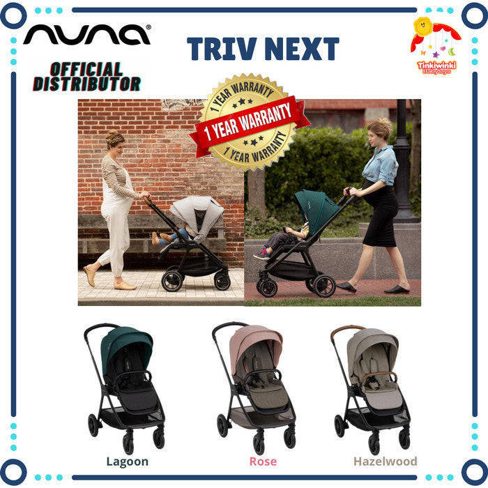 Nuna Triv Next Stroller Kereta Dorong Bayi Nuna 2 Way Free Cup Holder