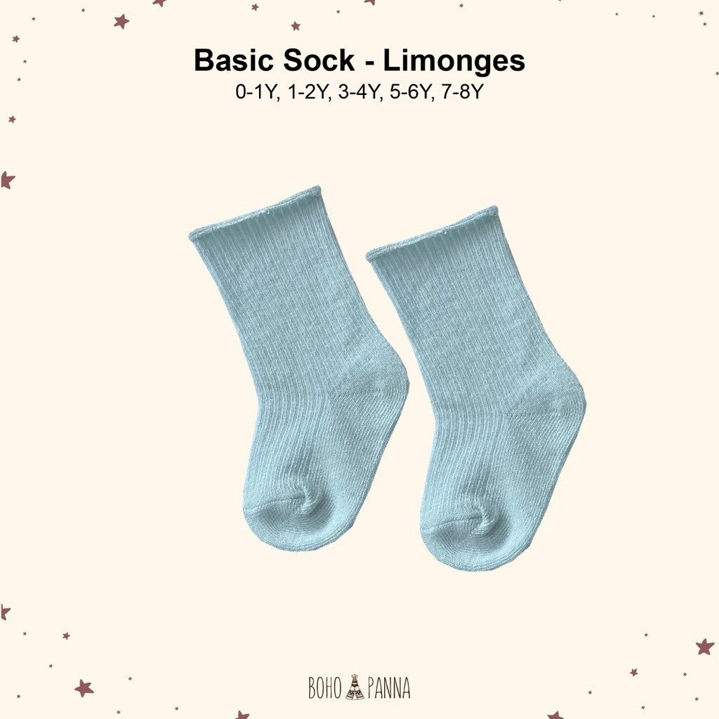 BOHOPANNA - BASIC SOCK - Kaos Kaki Anak 0-4 tahun
