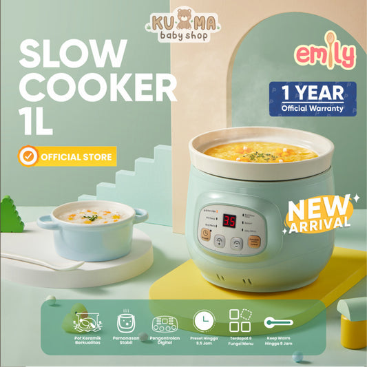 Emily Slow Cooker 1 Lt ESC-38007 / MPASI Cooker / Panci MPASI