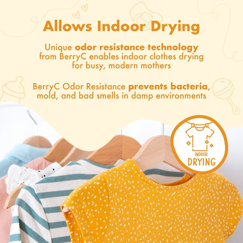 BerryC Baby Gentle Laundry Wash 820G Deterjen Sabun Cuci Baju Cair Bayi Liquid Detergent