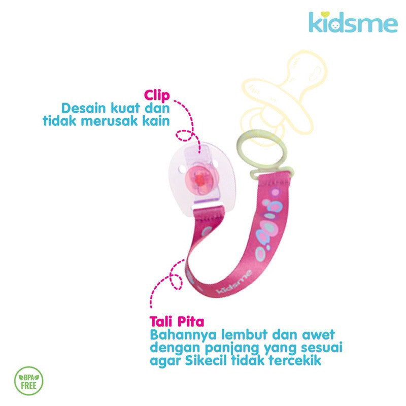 Kidsme glow in the dark pacifier clip // Tali Empeng / pacifier holder
