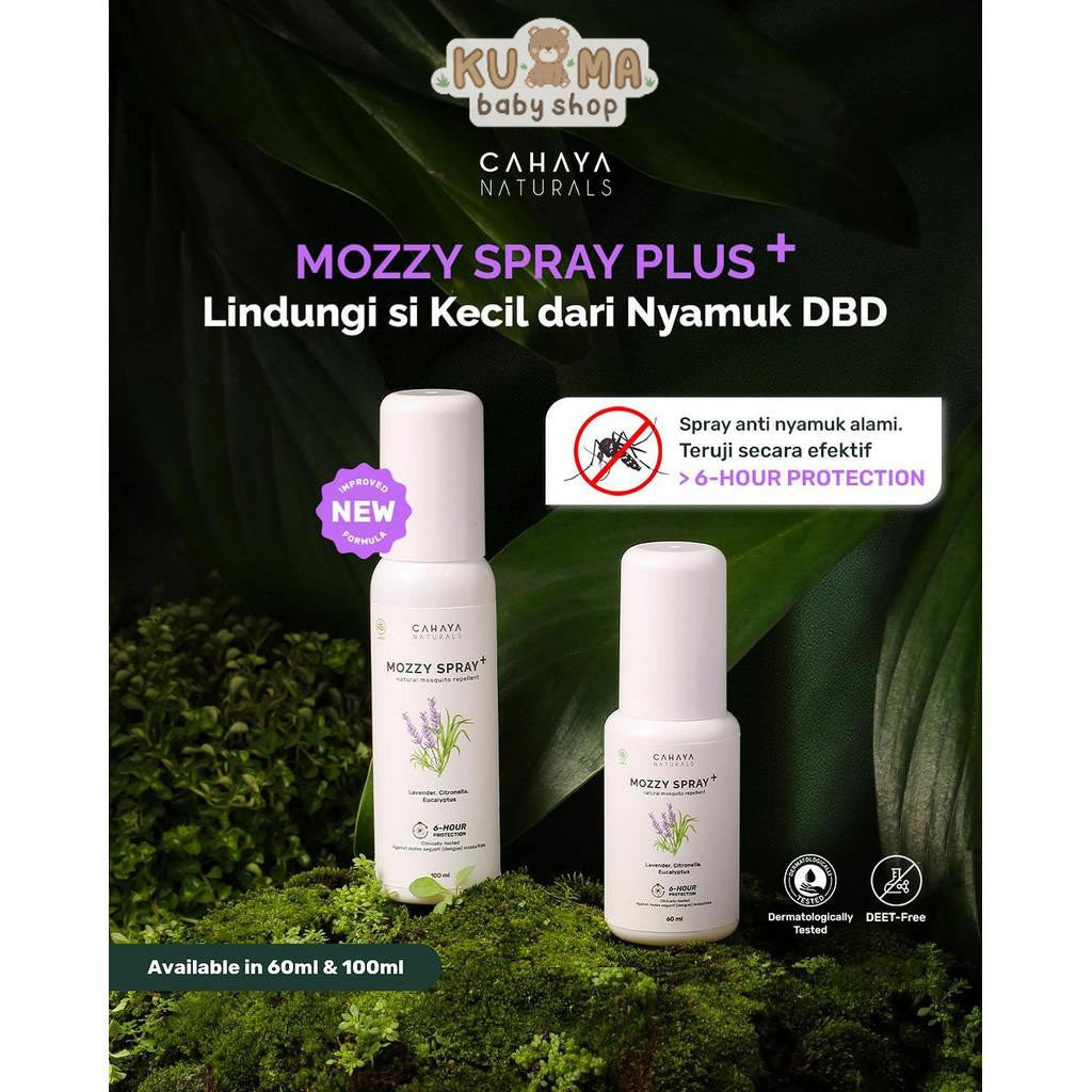 Cahaya Naturals - Mozzy Spray Plus Natural Mosquito Repellent
