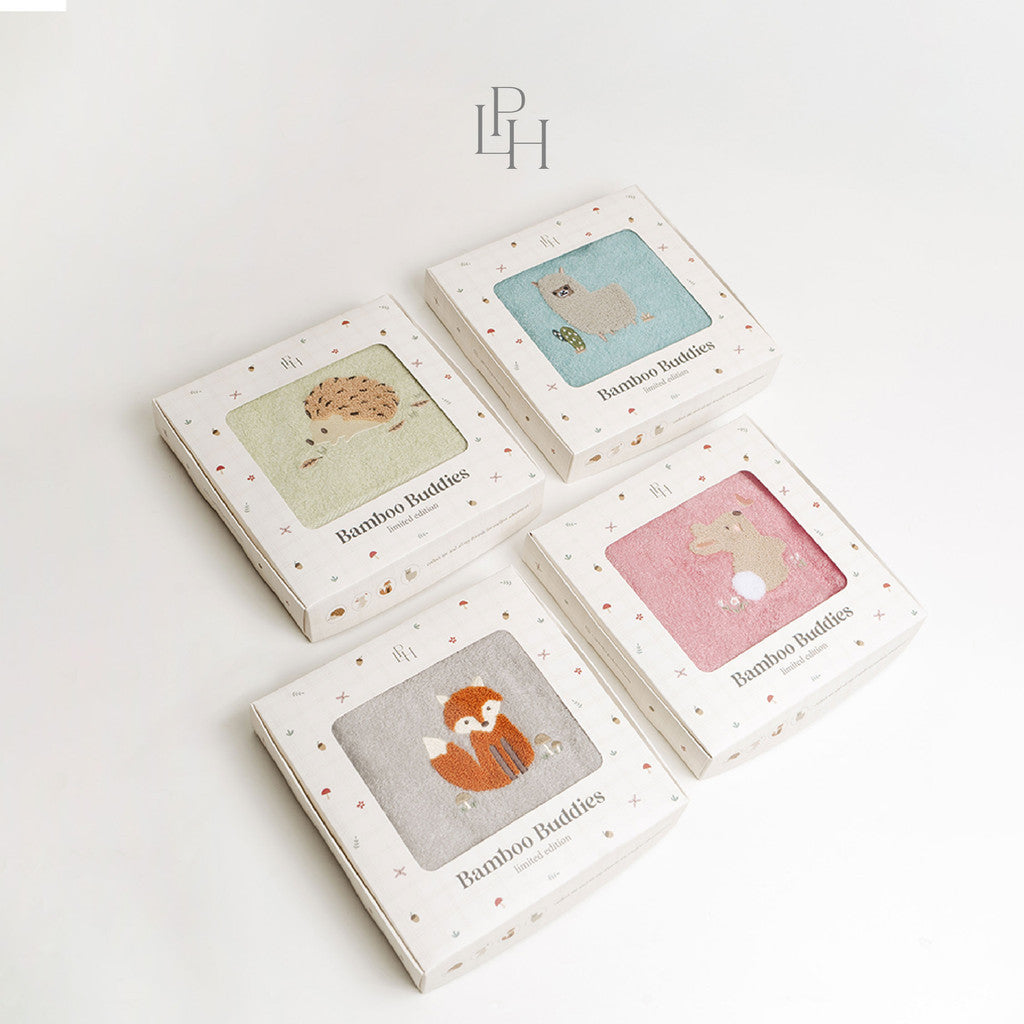 Little Palmerhaus - Bam & Boo Bamboo Buddies Towel Limited Edition (Handuk Anak)