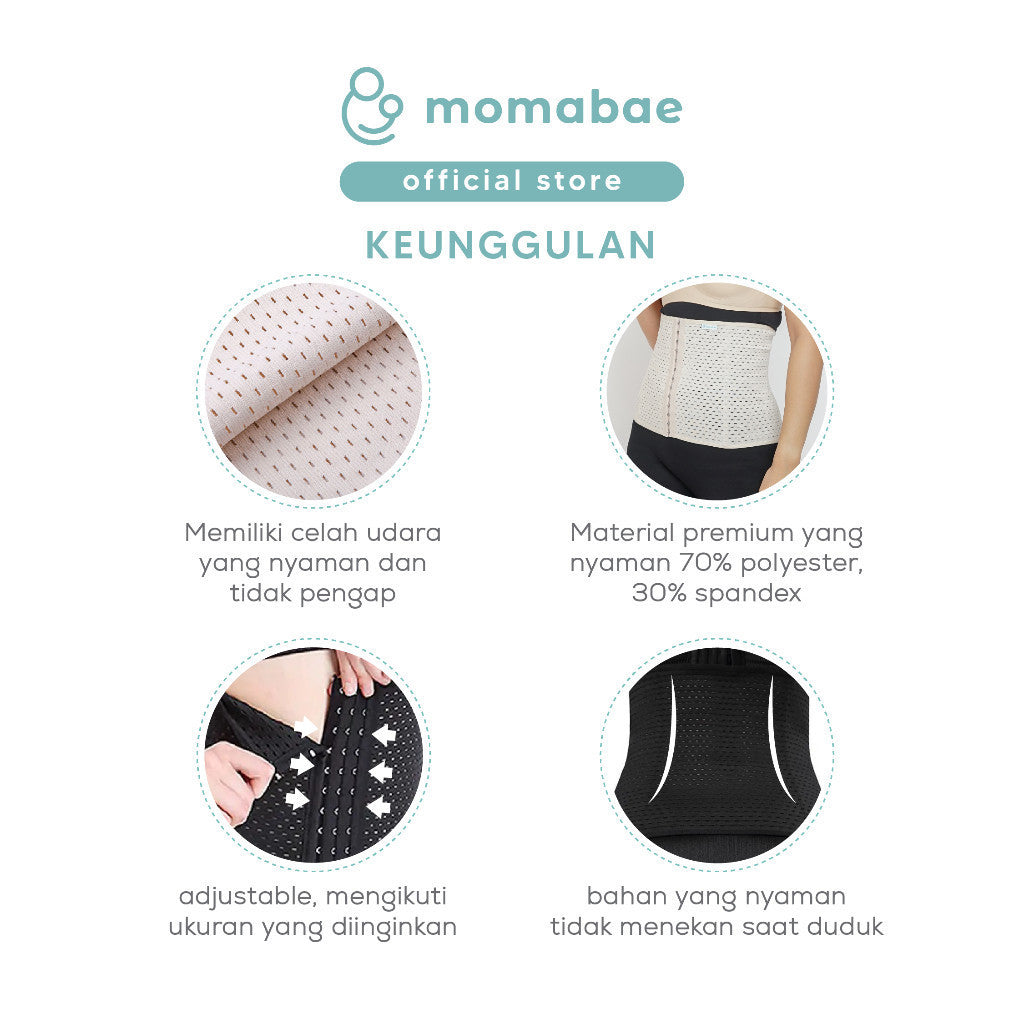 BARE Body Shaper Corset | Korset Melahirkan | Korset Ibu Melahirkan | Korset Pelangsing