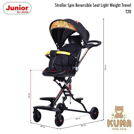 Labeille T20 Stroller Junior Spin Reversible Kereta Dorong Bayi