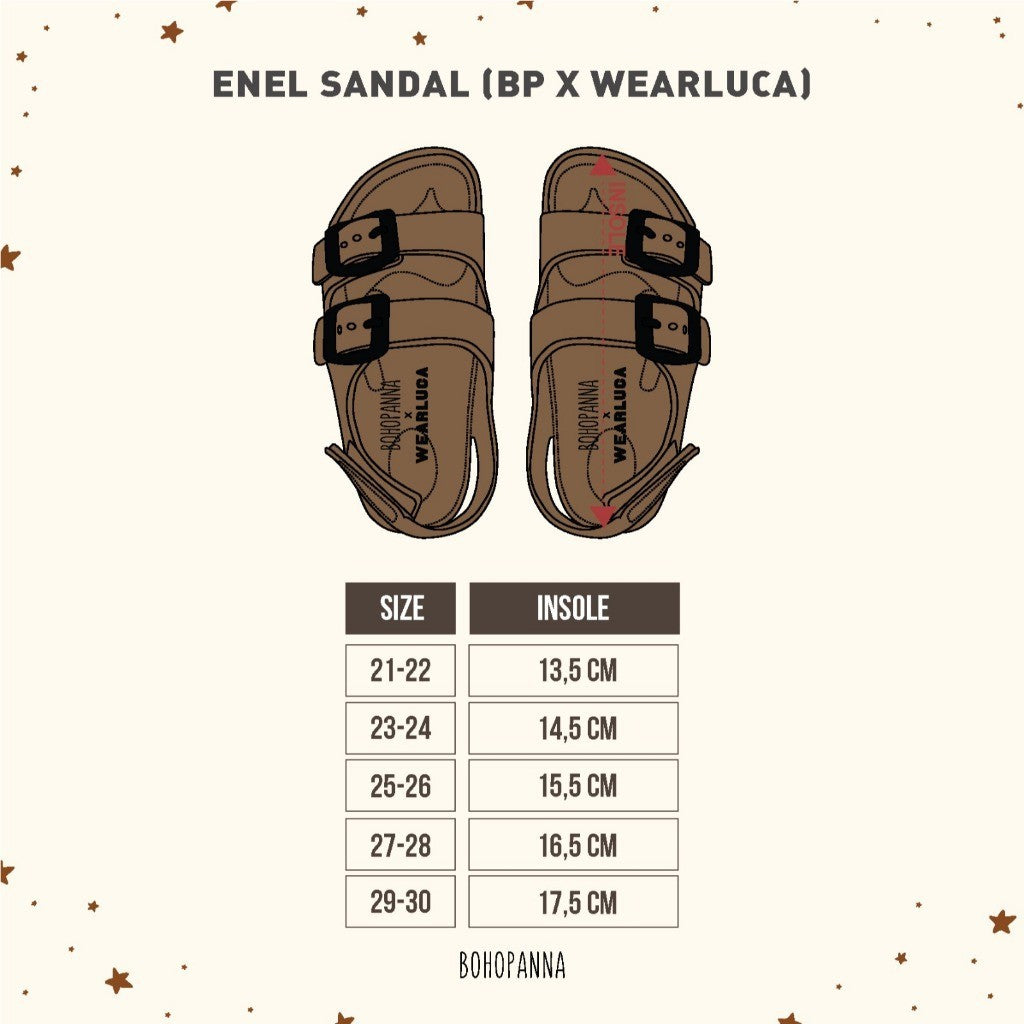 BOHOPANNA - BOHOPANNA X WEARLUCA - ENEL SANDAL - Sandal Anak